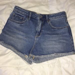 Pacsun high rise jean shorts